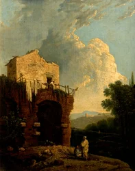 Rovine di una villa vicino a Roma